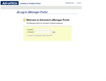 Tablet Screenshot of emanager.advantech.com.tw