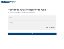 Tablet Screenshot of employeezone.advantech.com.tw