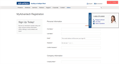 Desktop Screenshot of member.advantech.com