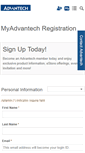 Mobile Screenshot of member.advantech.com